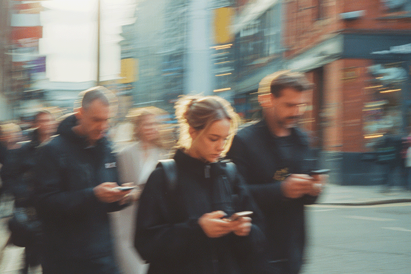 Darstellung eines digitalen Unternehmensnetzwerks